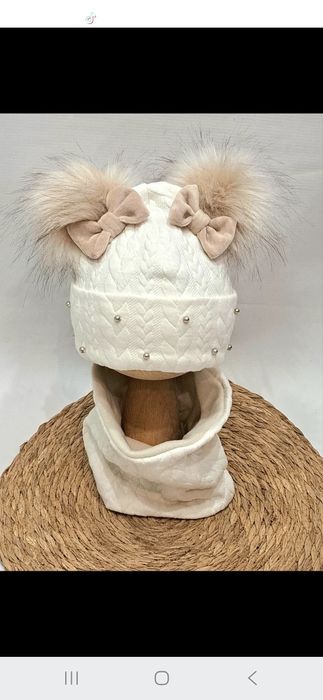 Komplet czapka komin