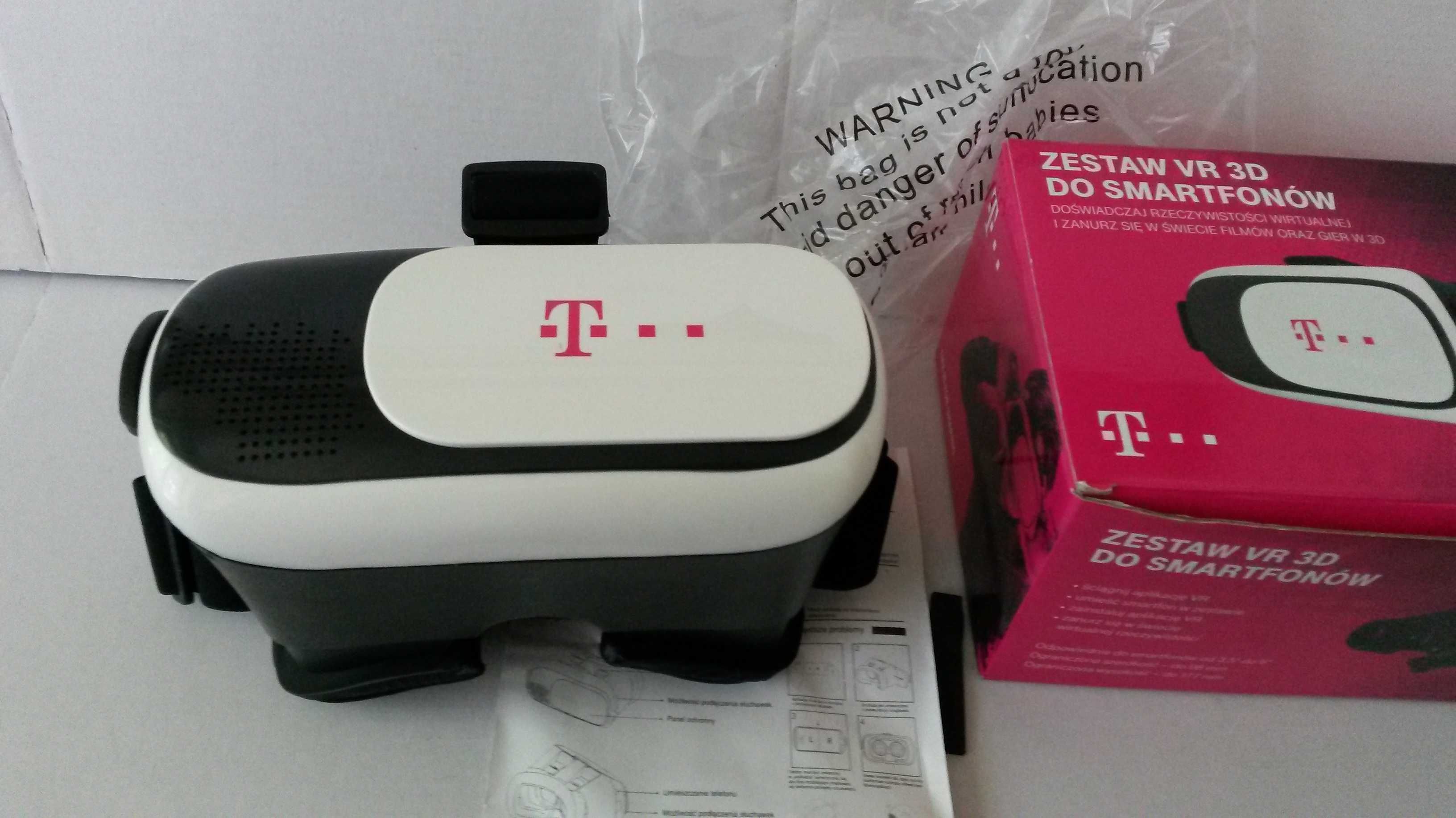 Gogle okulary VR 3D do smartfona T-Mobile