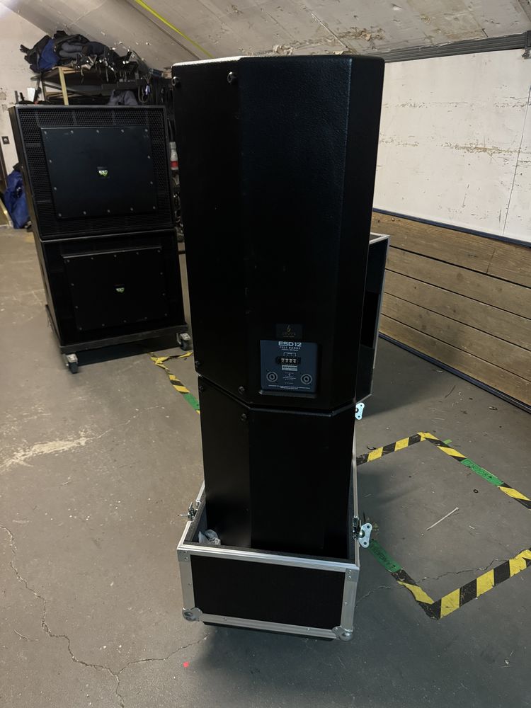 2x Kv2 Audio ESD12 + case / naglosnienie faktura