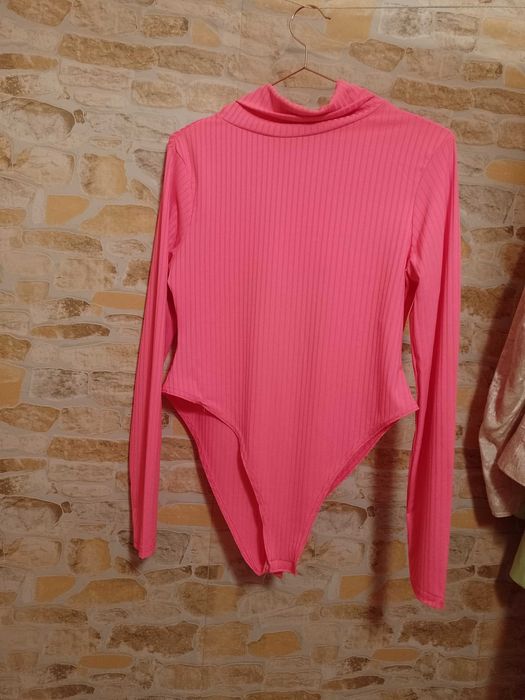 (XL/XXL) Różowy, Neonowy Golf z Londynu, Body