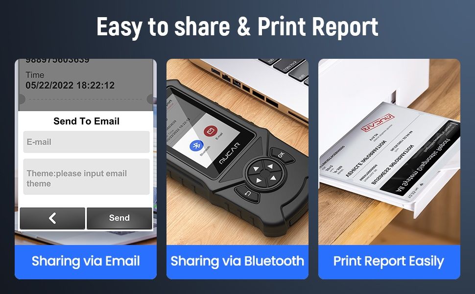 Máquina de diagnóstico Auto OBD2 Mucar Cde900 2GB NOVO