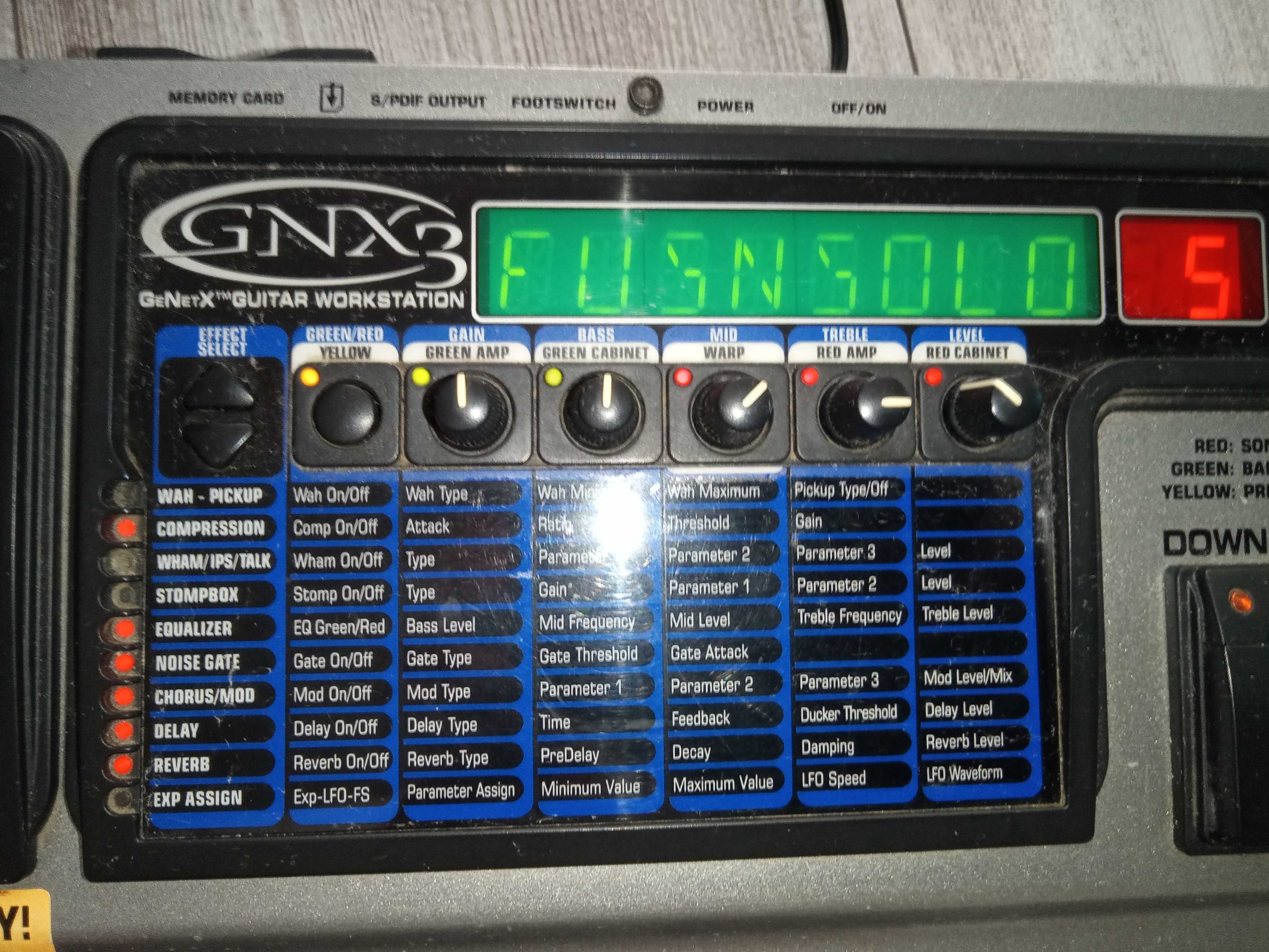 Digitech GNX-3 multiefekt, procesor gitarowy, godny uwagi.