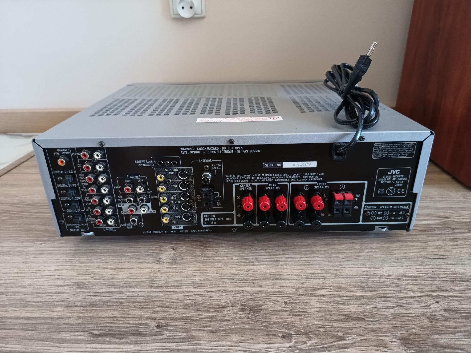 Amplituner JVC RX-7012R sprawny