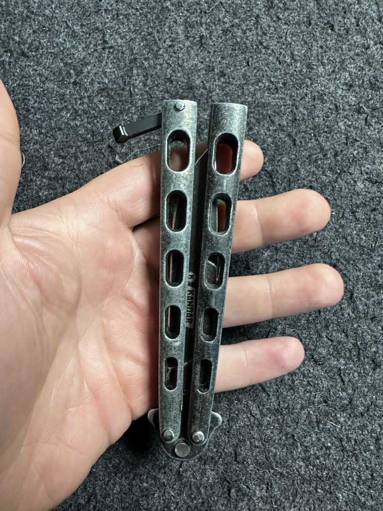 Nowy nóż motylek balisong kandar