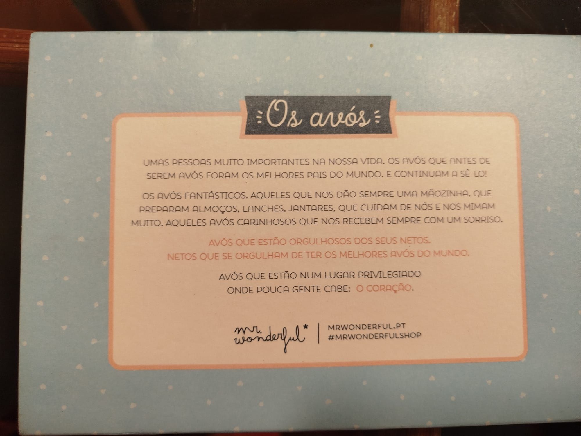 "Álbum para avós orgulhosos dos seus netos"