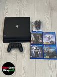 Гарантія 6міс! Ігрова приставка Sony Playstation 4 Pro + 4 диски