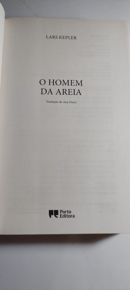 O Homem da Areia - Kepler (Porto Editora)