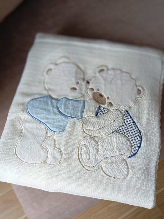 Дитячий плед,  детский вязаный плед, дитяче покривало, дитяче одіяло,