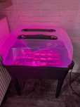 Zielnik mini szklarnia z panelem do uprawy 225 led 36w