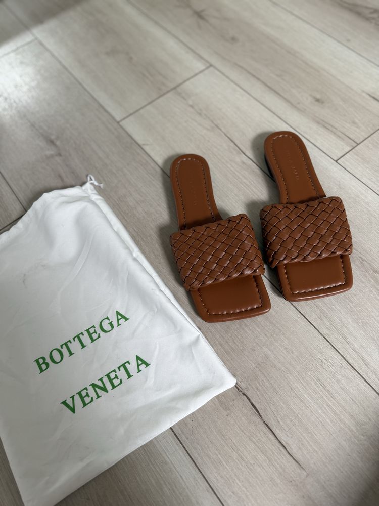 klapki Bottega vaneta brazowe rozm. 37,38