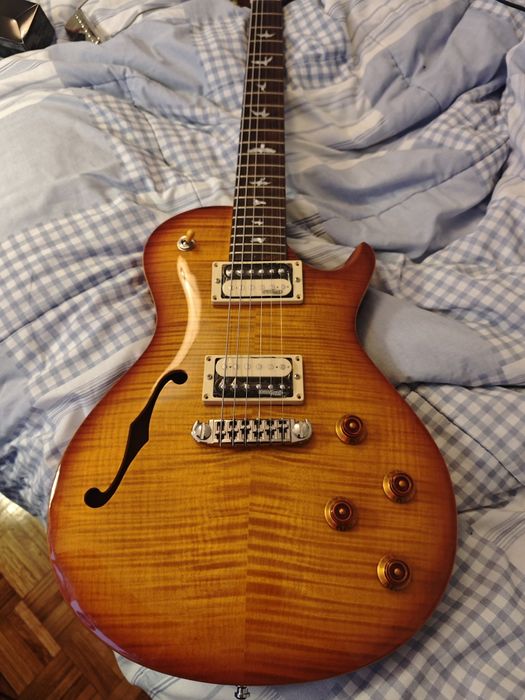 Guitarra PRS Zach Myers Korea Sunburst semi-Hollow Upgrades