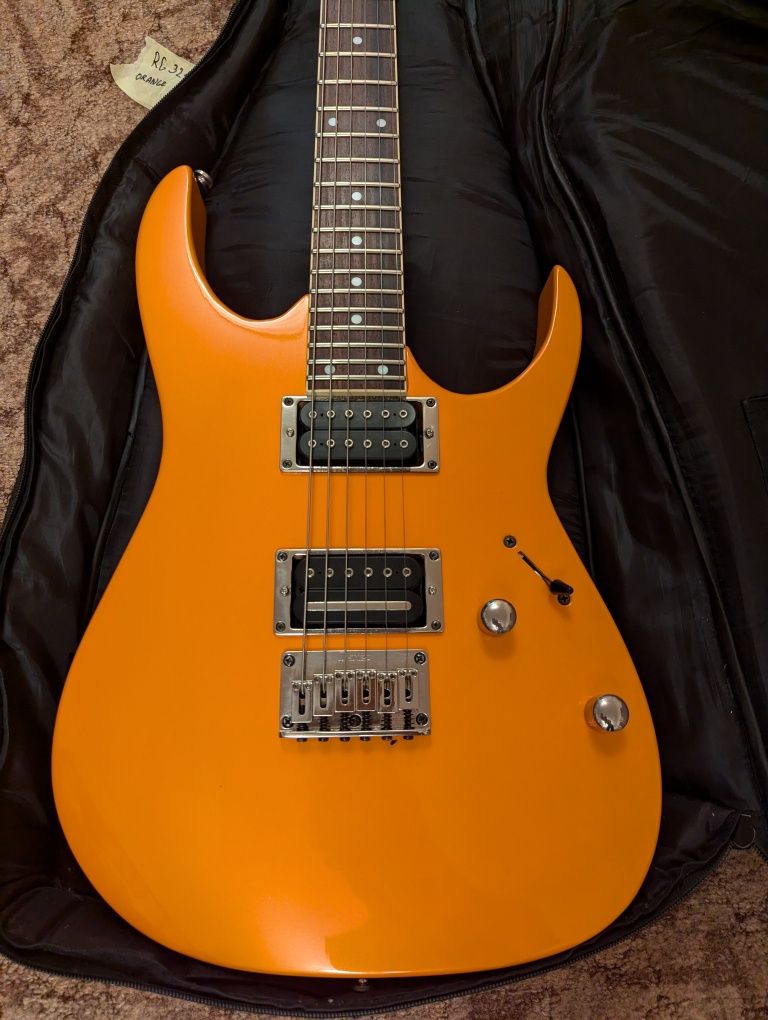 Ibanez RG321 MH, Orange metallic, Dimarzio Crunch Lab & Liqifire