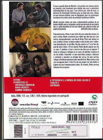 Antonello Grimaldi. Caos Calmo. Argumento de Nanni  Moretti