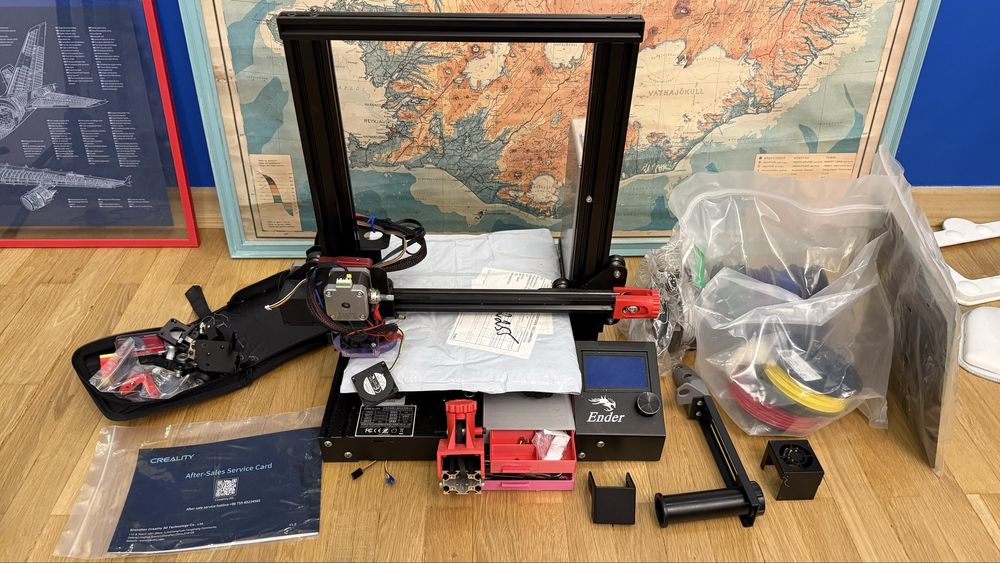 3D-принтер Ender 3 v1 з модифікаціями і бонусами