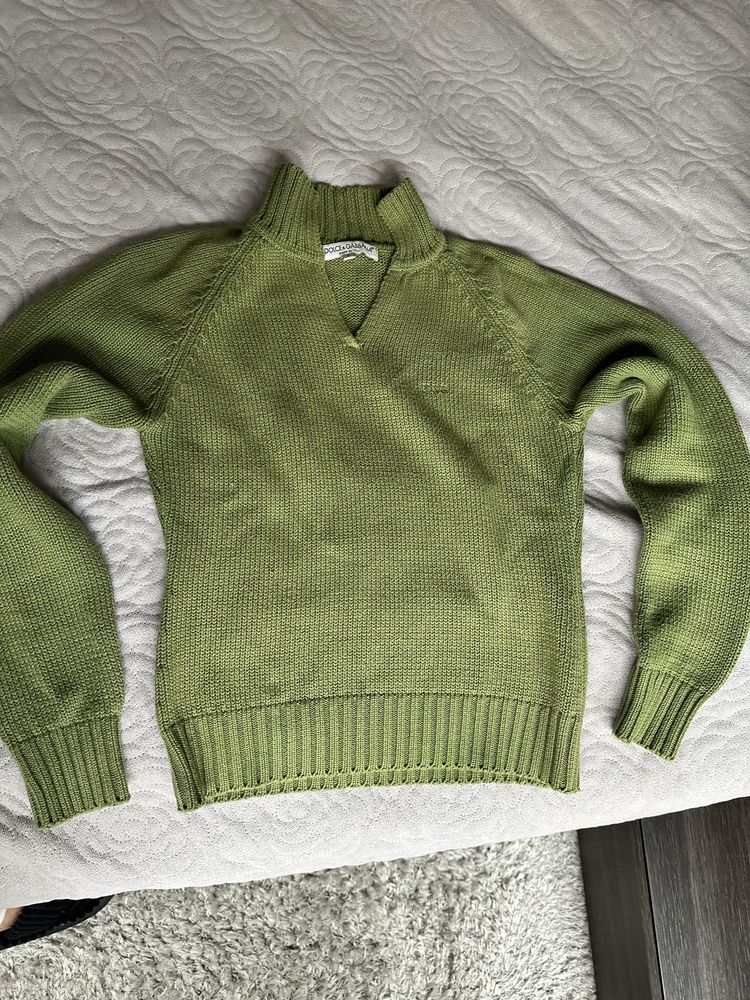 Sweter zielony, polecam