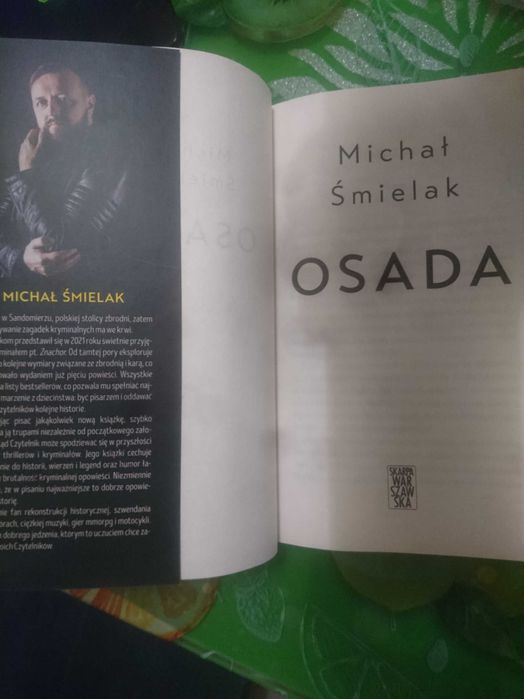 Książka " OSADA "Śmielak Michał