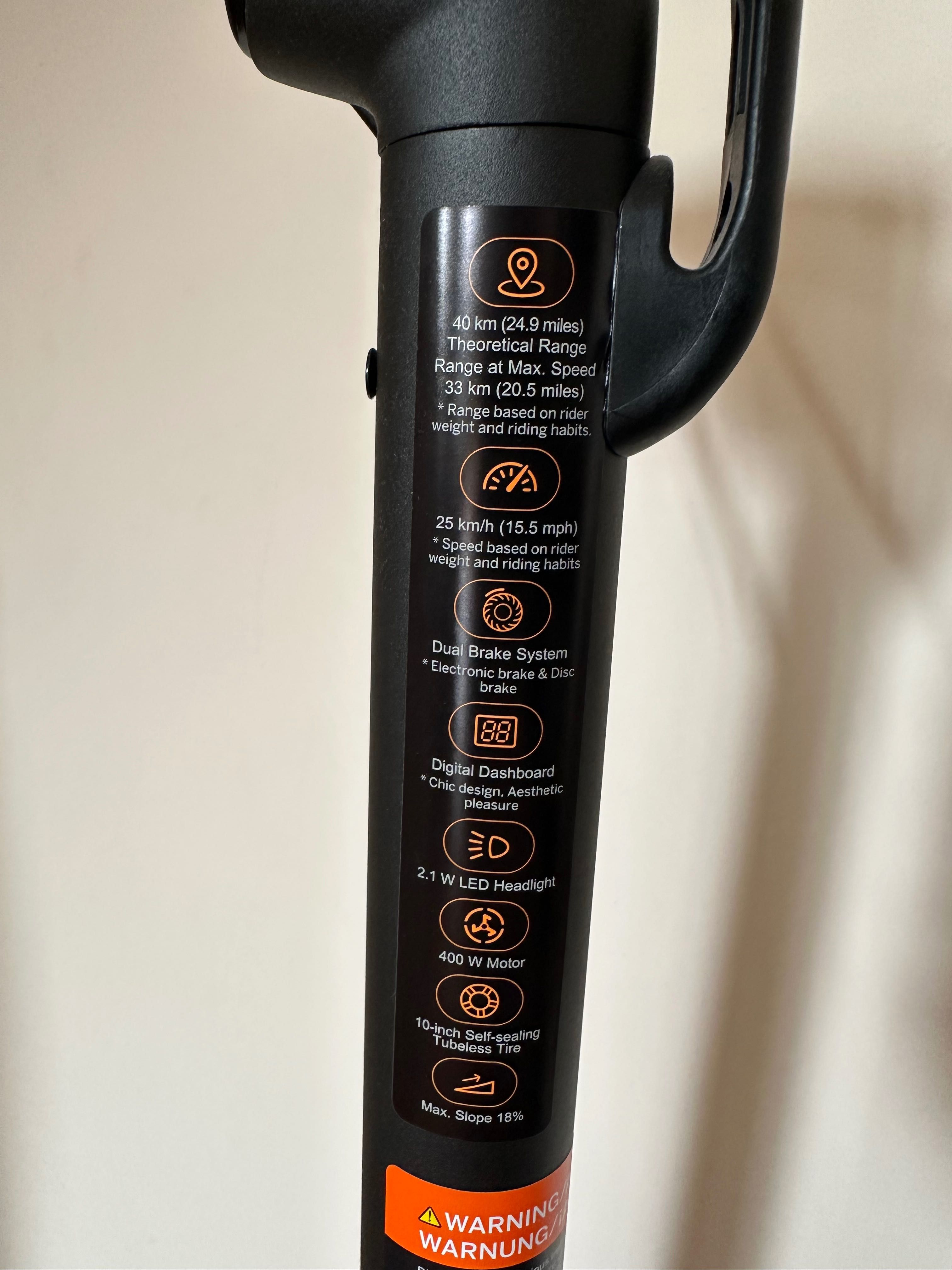 Trotinete Elétrica Ninebot KickScooter F2