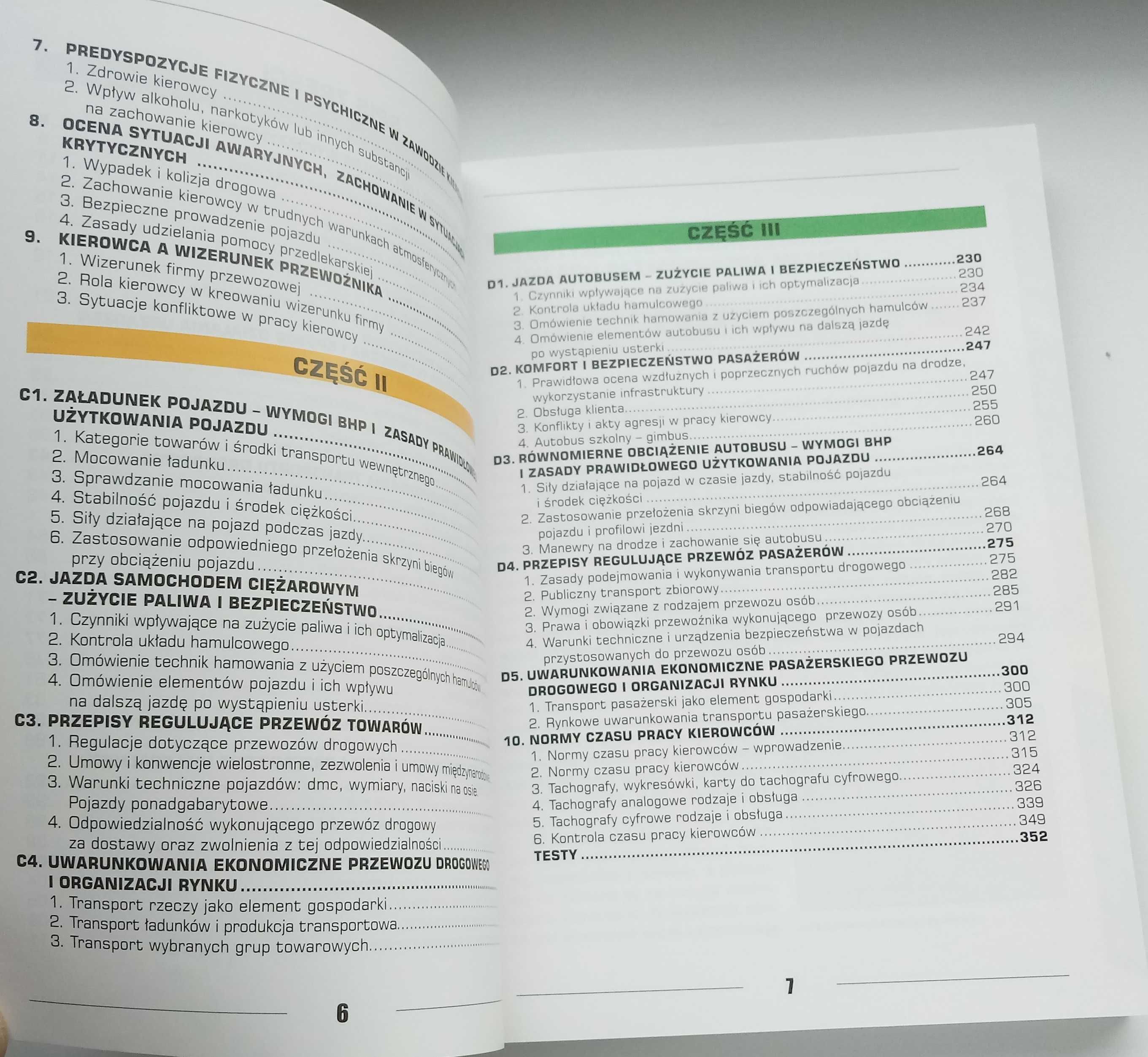 Podręcznik kat.C, C+E i D Kwalifikacja wstępna. Złota edycja stan BDB.