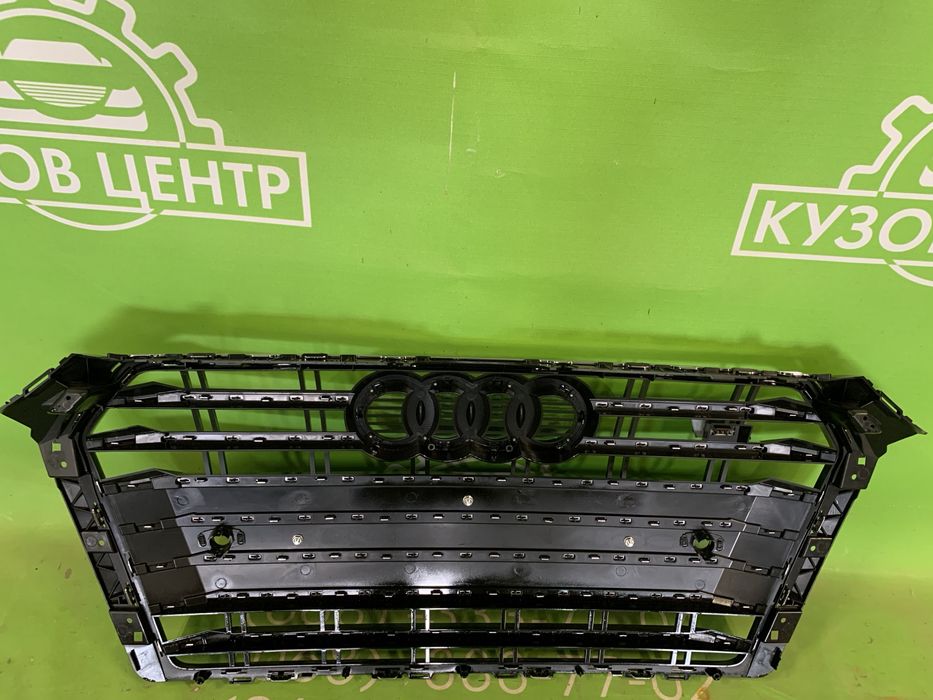 Решетка радиатора бампера Audi A4 B9 2016-2020 s4 ауді а4б9 решітка