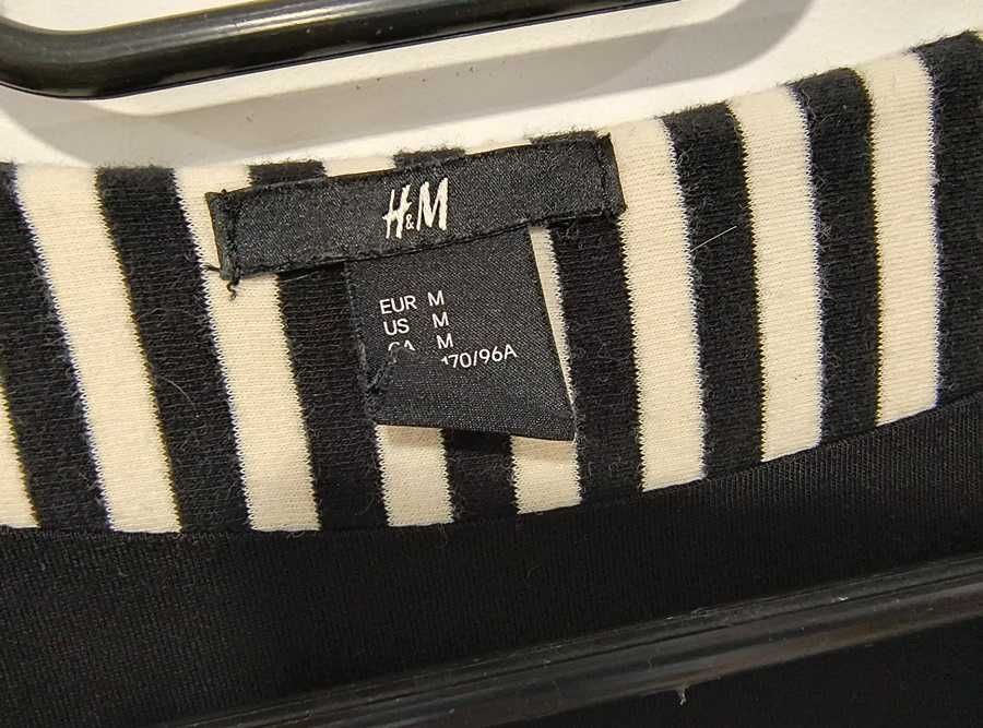 H&M * krótka marynarka w paski pasiak narzutka żakiet * 38 M