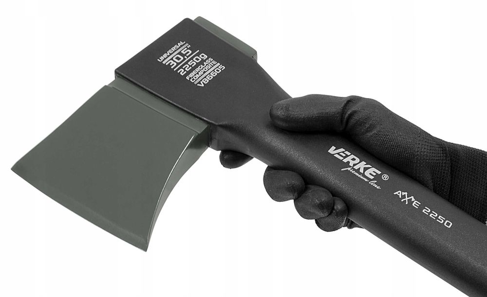 Siekiera uniwersalna FIBERGLASS toporek drewna  MOCNA 2250G 76CM