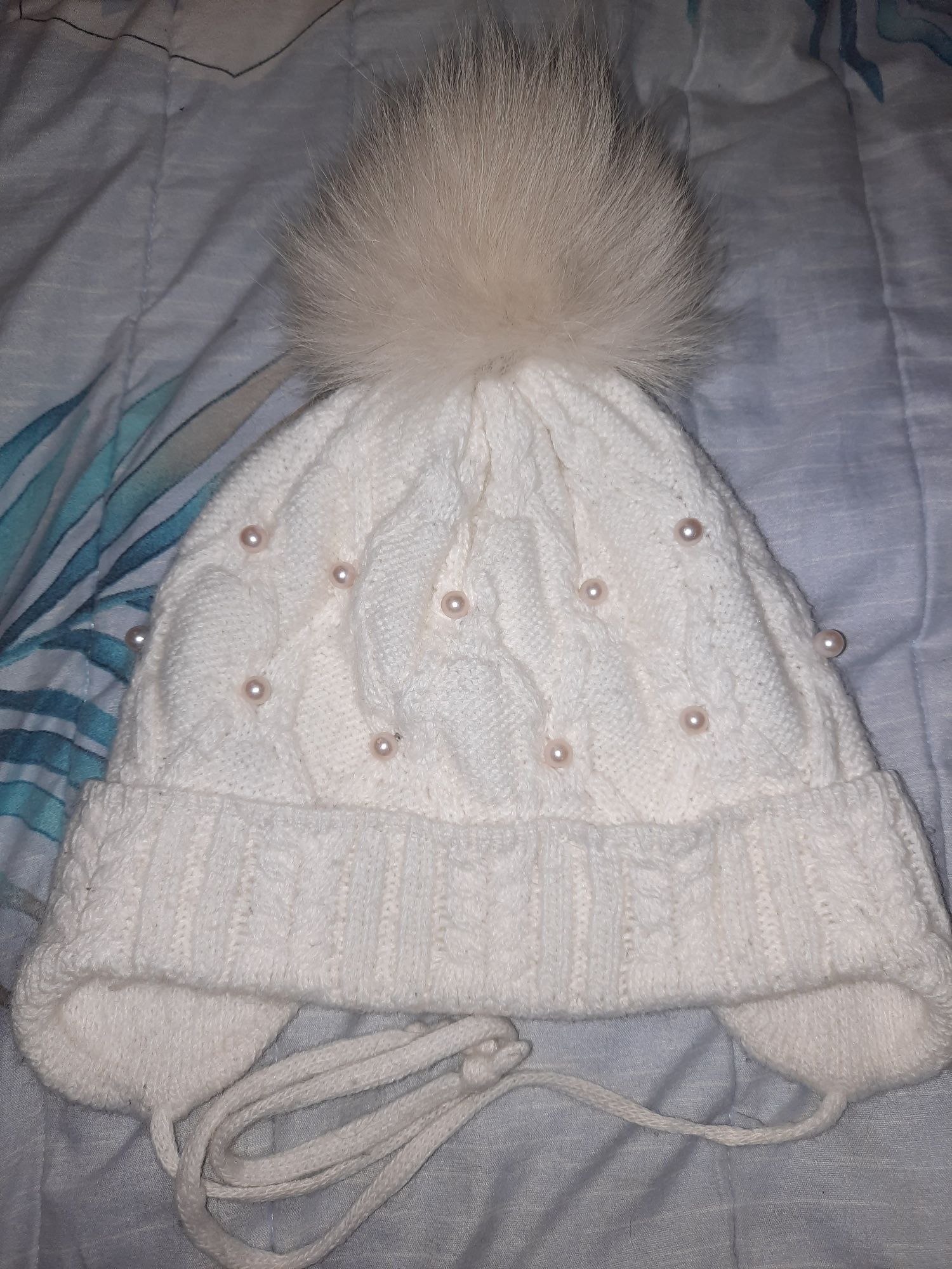Шапка зимова для  дівчинки, шапка зимняя