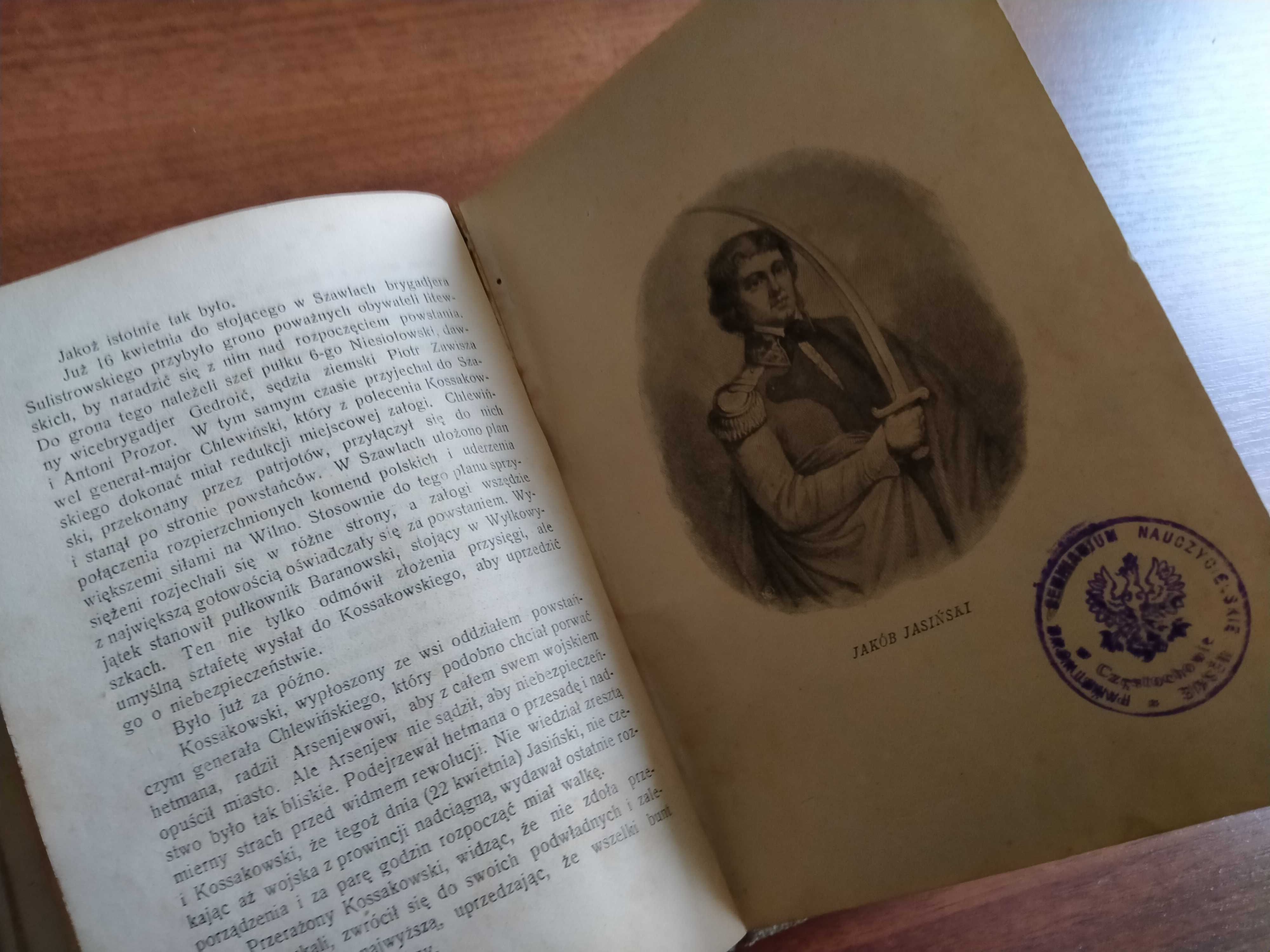 Powstanie Kościuszkowskie, A. Śliwiński, 1917 lub 1920, stara książka