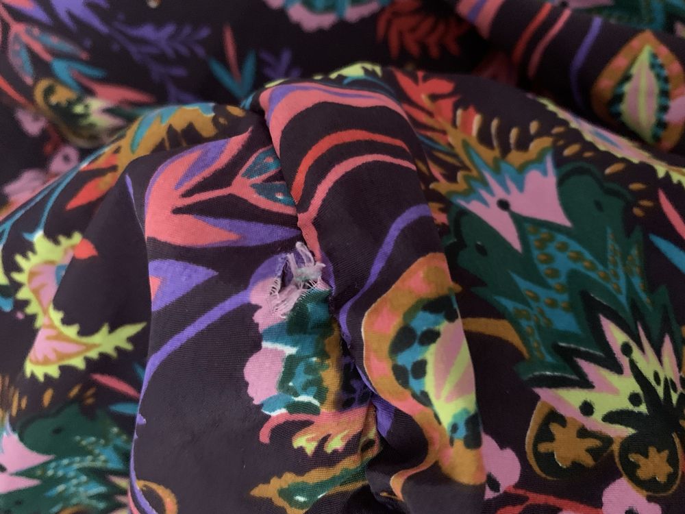 South wakacyjna letnia zwiewna sukienka w kwiaty plus size 4XL