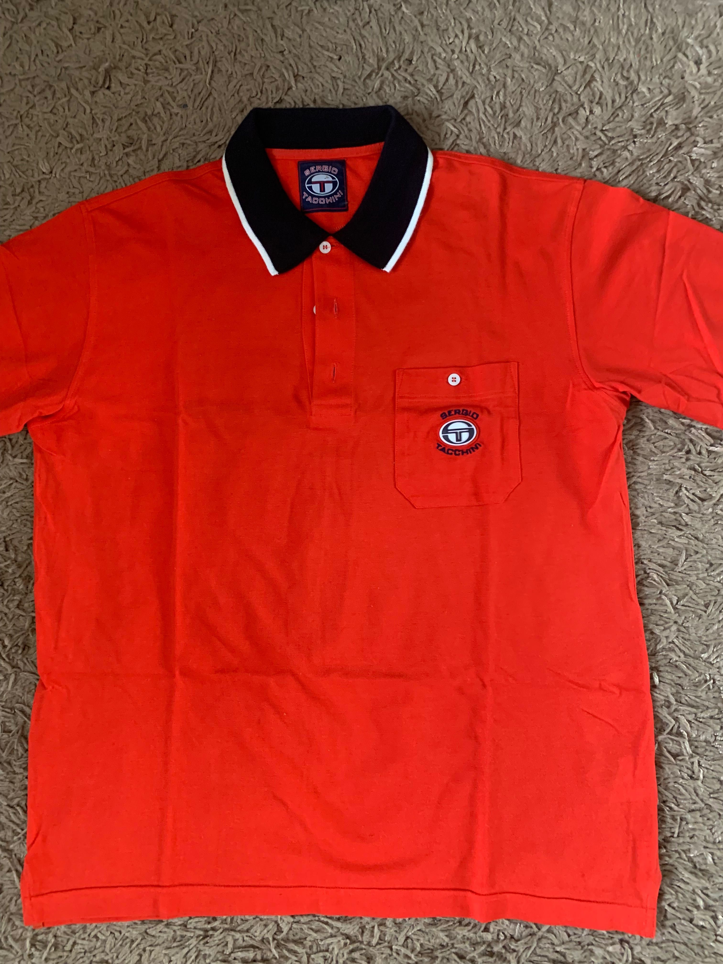 Nowe Polo męskie Sergio Tacchini rozm L- XL lux jakość bawełna