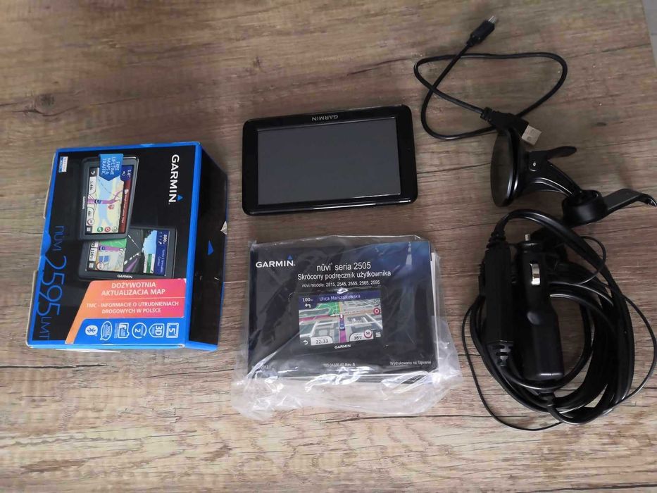 Nawigacja Garmin 2595LM_Dożywotnia aktualizacja map_stan idealny