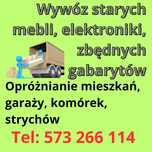 WYWÓZ MEBLI GABARYTÓW opróżnianie komórek garaży strychów wyburzenia