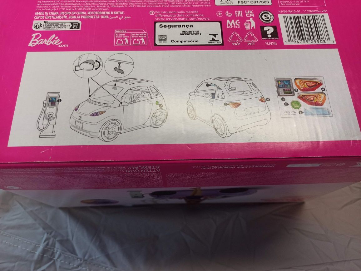 Auto Barbie kabriolet
