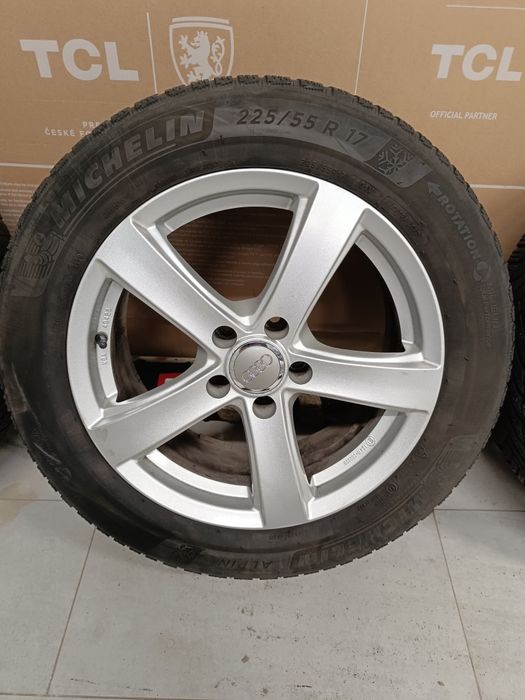 Alufelgi R17 5x112 z zimowymi oponami