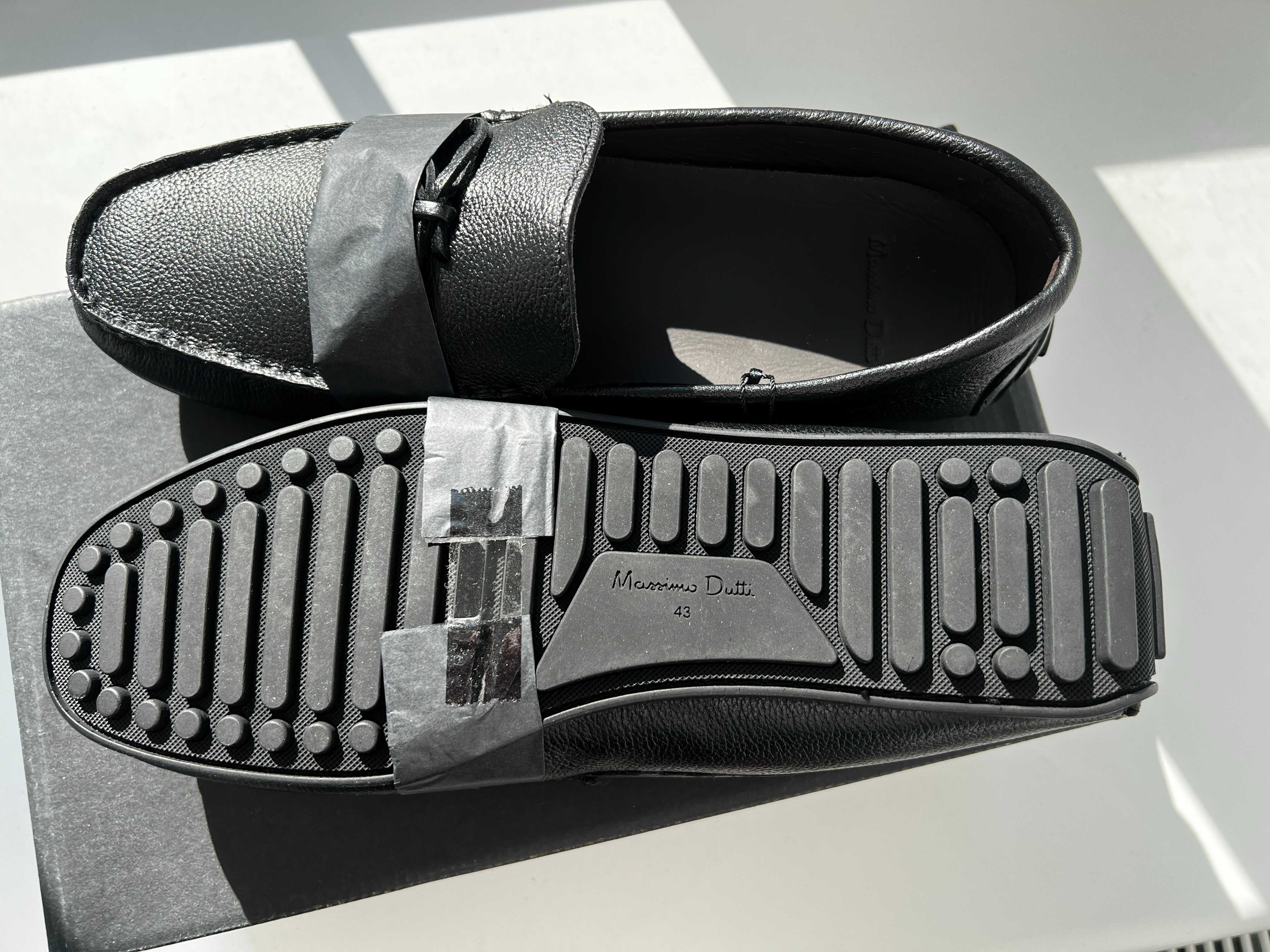 Мокасини Massimo Dutti. Шкіра. Нові. 41,5-42 розмір. 27,5см устілка