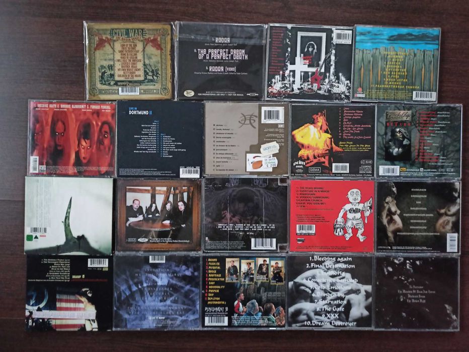 Płyty CD heavy metal,AOR,glam.First press,rare.King Diamond,Risk,Aria