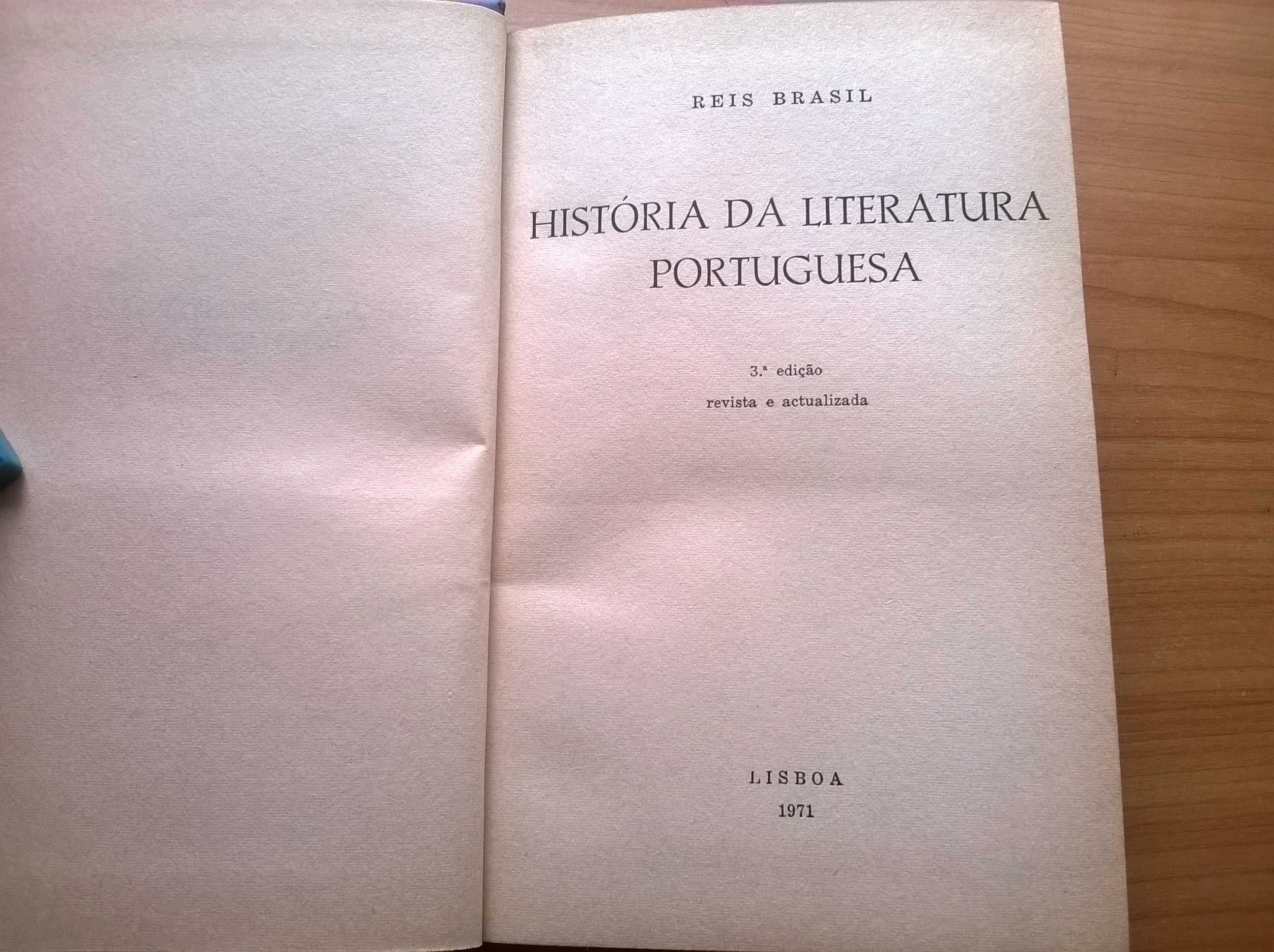 História da Literatura Portuguesa - Reis Brasil (portes grátis)