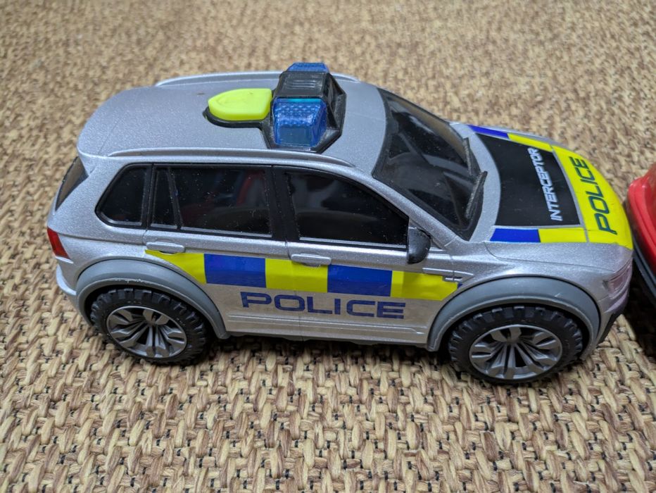 Carrinhos Dickie Toys - Polícia & Bombeiros com Luzes e Som