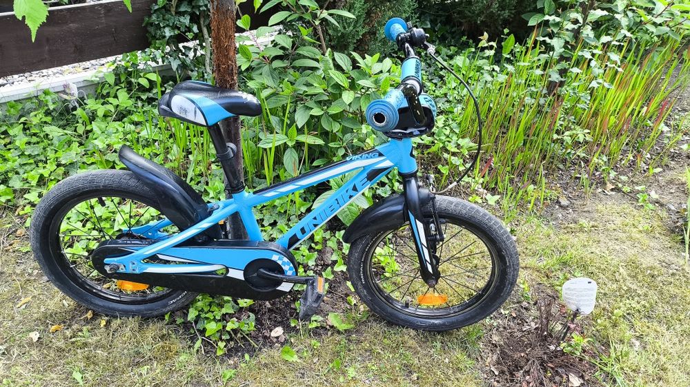 Rower dziecięcy unibike viking 16" niebieski
