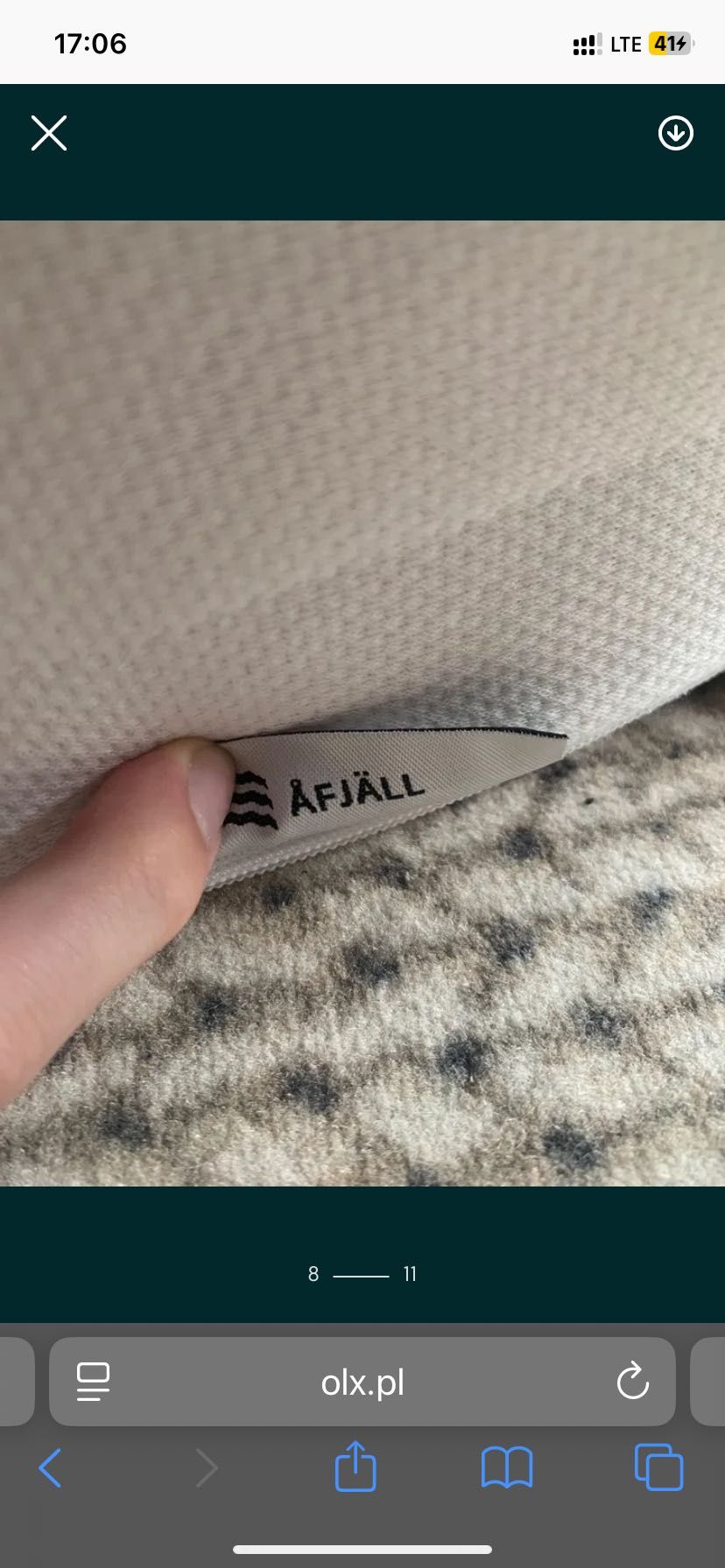 ÅFJÄLL Foam mattress, Materac pojedynczyfirm/white, 80x200 cm