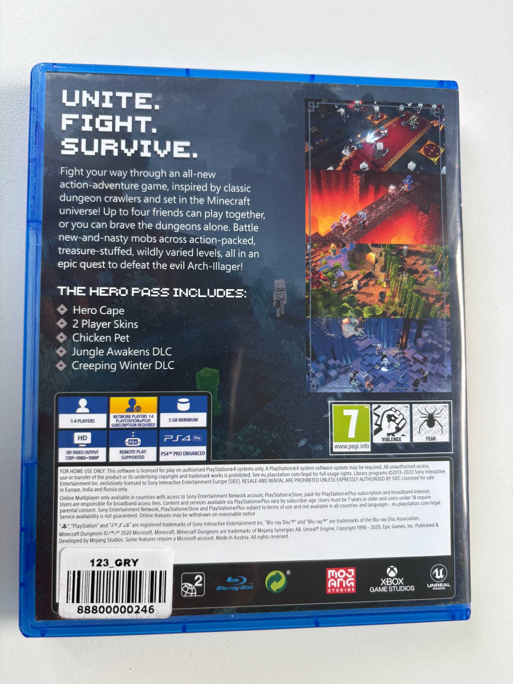 Minecraft Dungeons Hero Edition PlayStation 4 PS4 PL Sklep  Ursynów