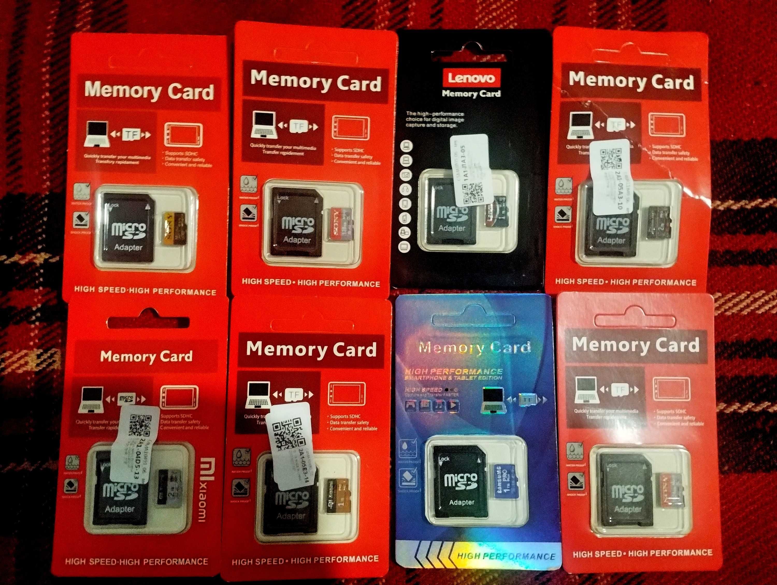 Micro SD карта на 256/512GB, 1ТВ, 2ТВ для техники и гаджетов!
