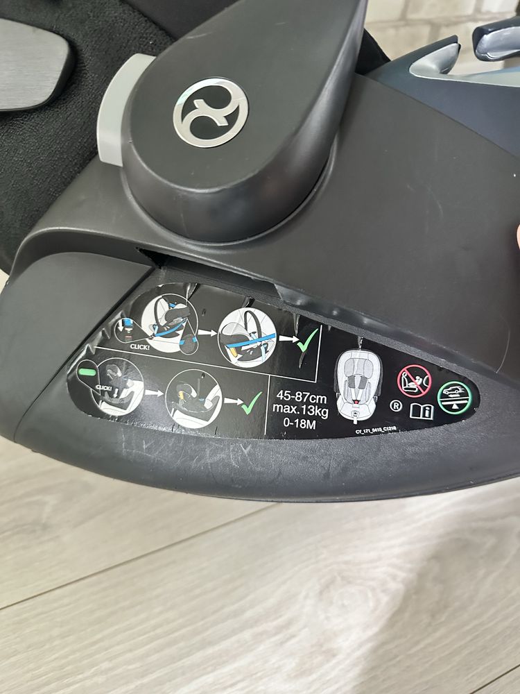 Автокрісло, автолюлька з 0+ Cybex z + адаптери для Anex