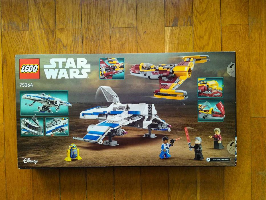 LEGO 75364 Ahsoka New Republic E-wing vs. Shin Hati's Starfighter