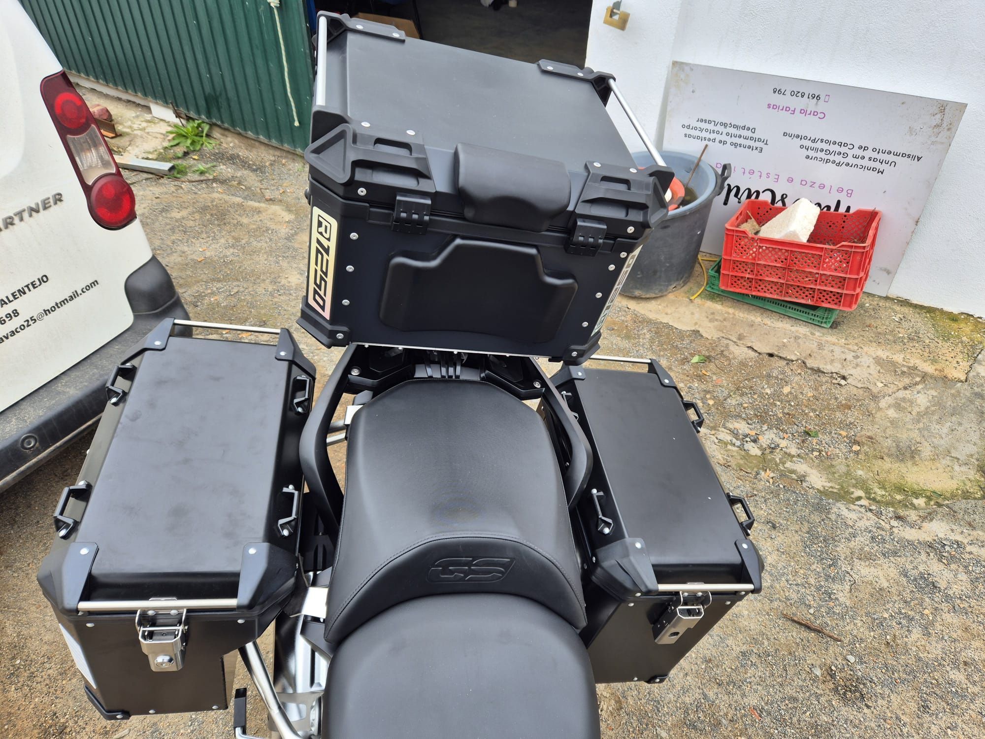 (NOVO) Malas Laterais + Top Case GS 1200 / 1250 Alumínio