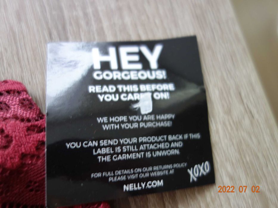 TOP koronkowy firmy NLY (Nelly), rozmiar L, NOWY