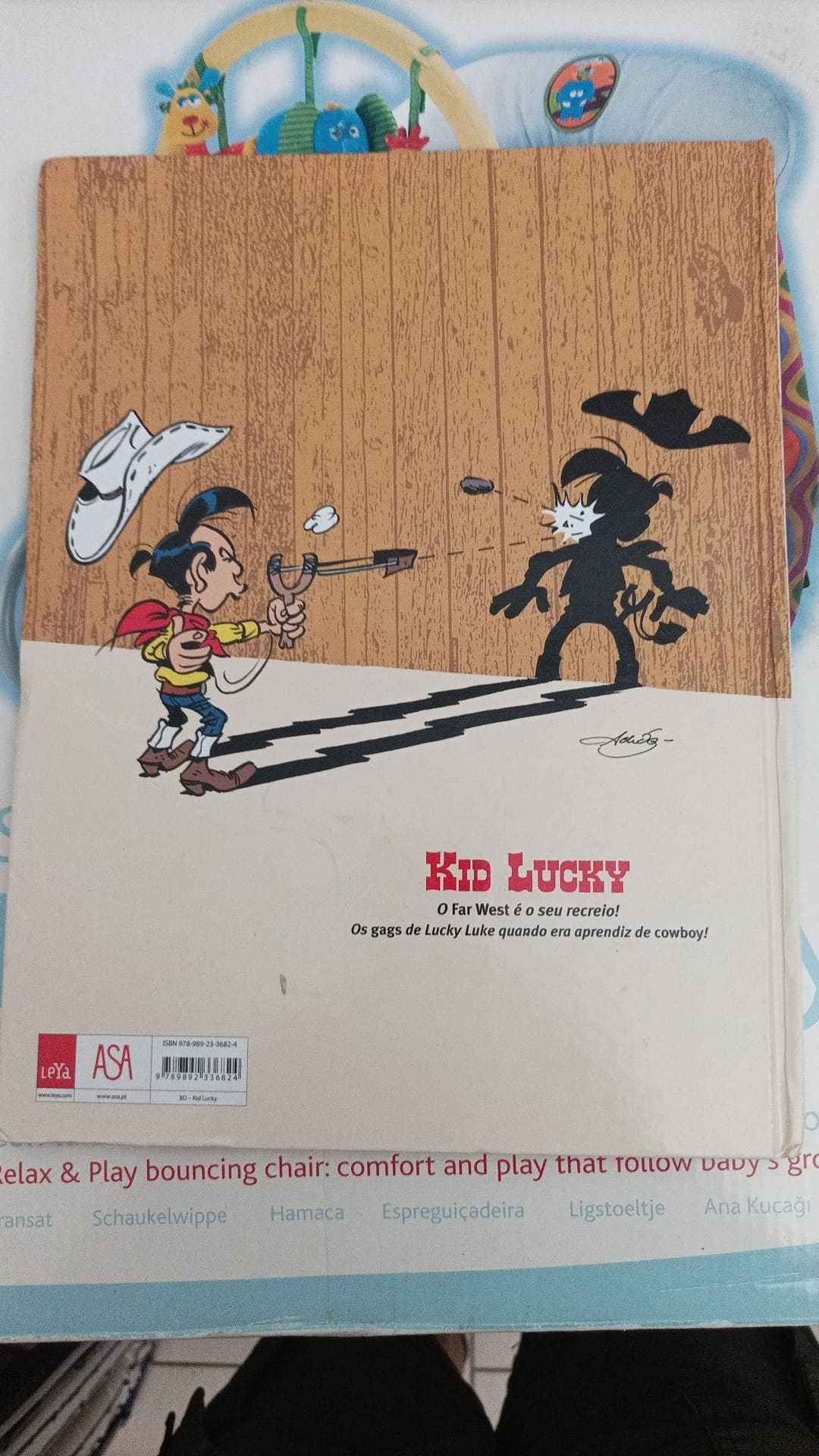 livro kid lucky laço perigoso