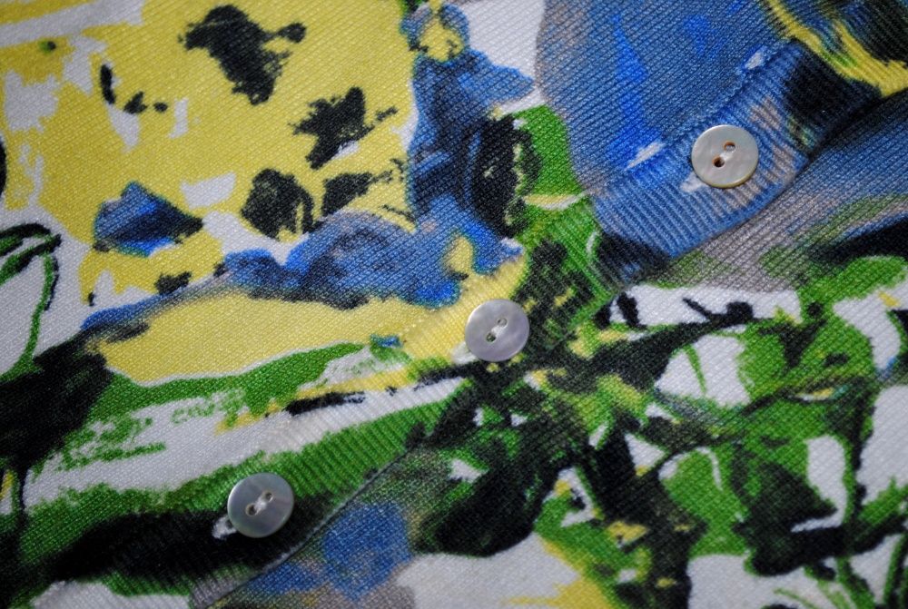 Эксклюзивная Isabel Marant S кофта на пуговицах с рисунком яркая