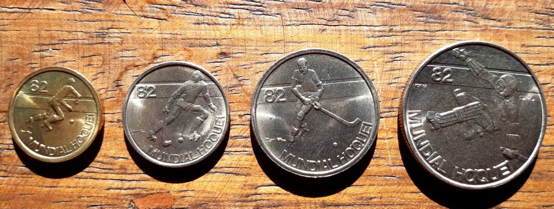 Moedas mundial de hoquei 1982