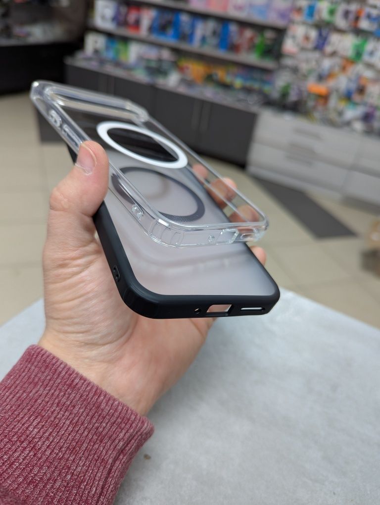 Google Pixel 9 Pro XL Прозорий/Матовий чохол MagSafe Протиударний чехо