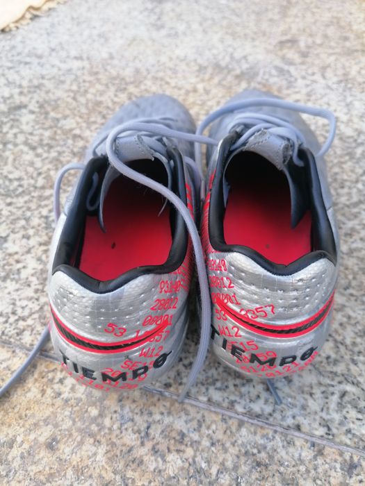 Chuteiras usadas Nike